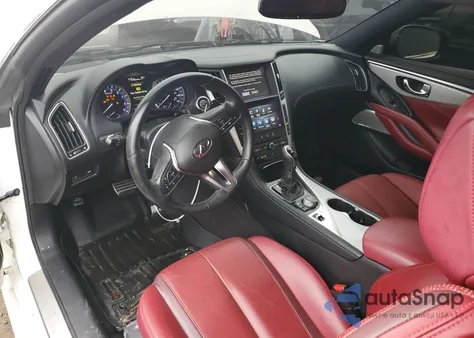 2017 Infiniti Q60 Red Sport 400 from USA, damaged, VIN JN1FV7EL7HM700855